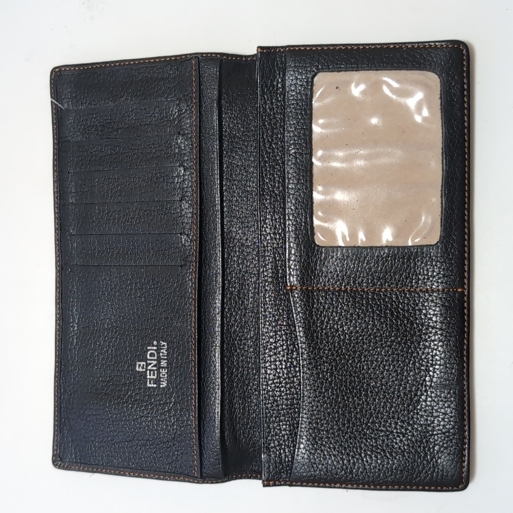Fendi wallet, black long wallet